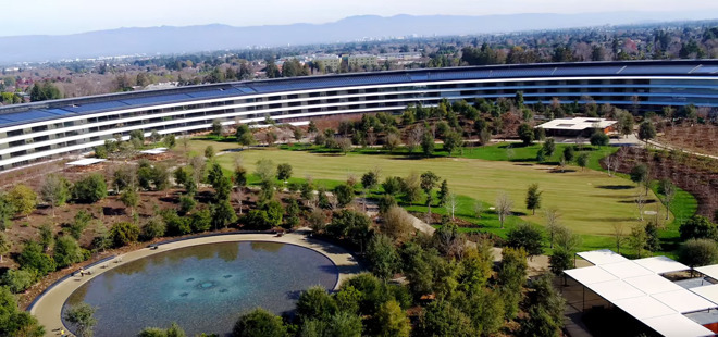 Apple Park is a ten-minute drive from where Steve Jobs grew up.