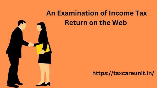 An Examination of Income Tax Return on the Web 