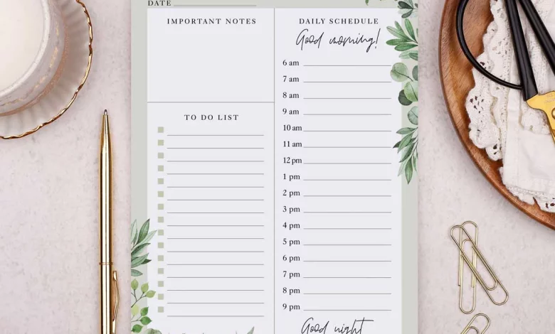 daily planner