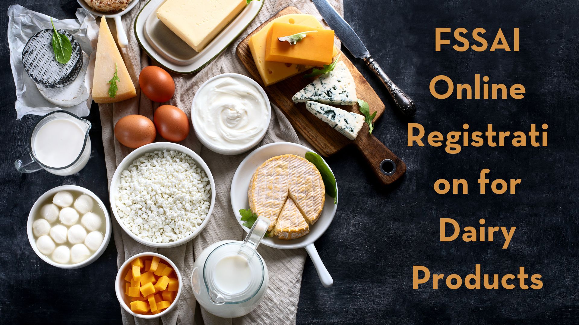 FSSAI Online Registration for Dairy Products