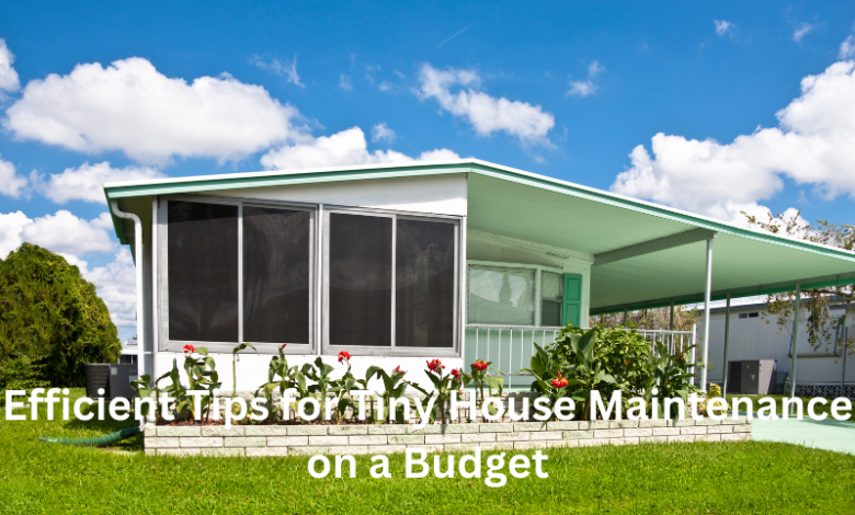 Efficient Tips for Tiny House Maintenance on a Budget