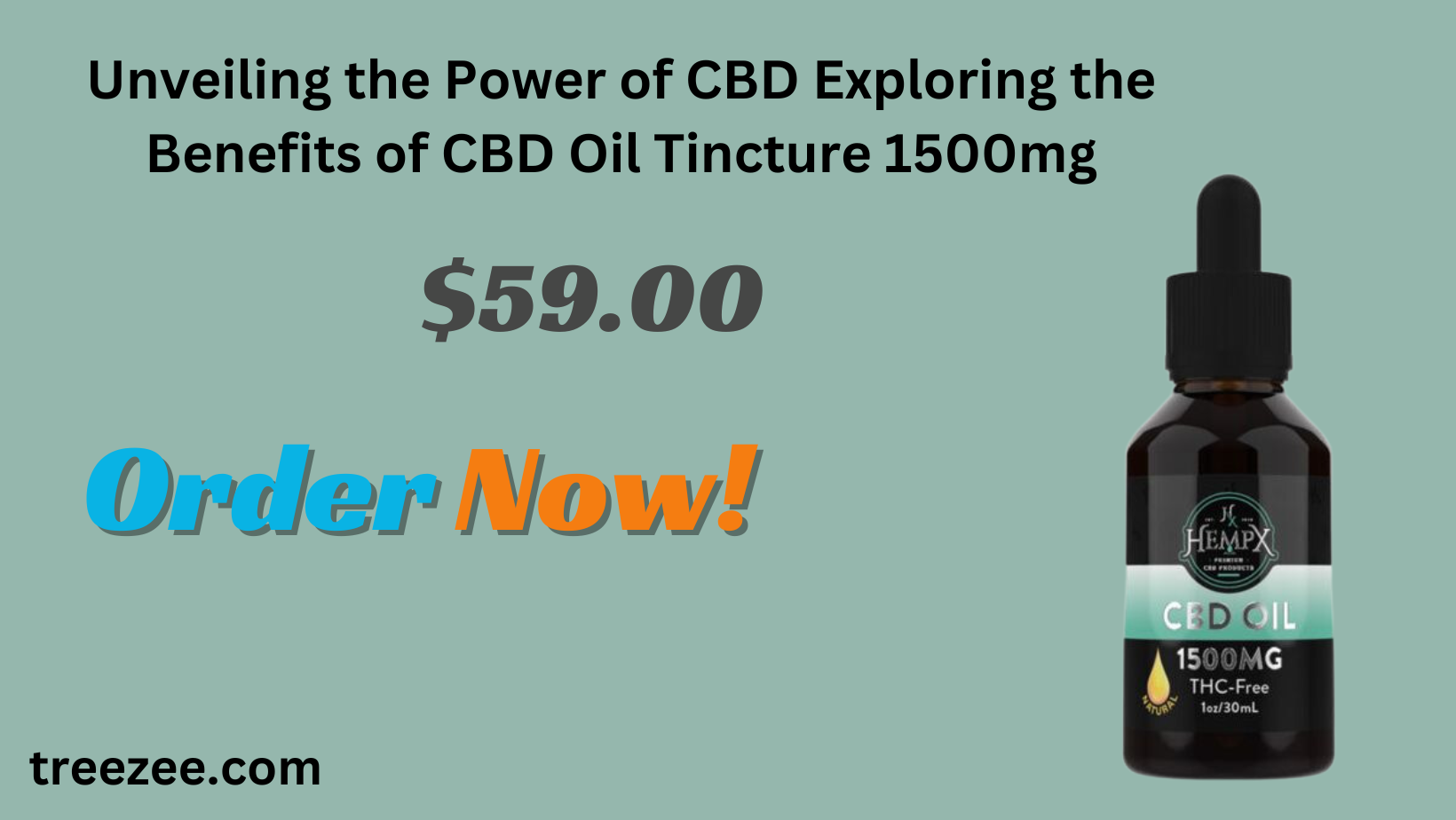 Unveiling the Power of CBD Exploring the Benefits of CBD Oil Tincture 1500mg